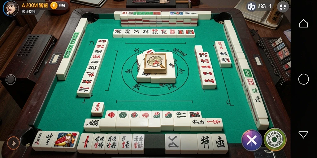 Tampilan gameplay A200M yang menarik saat bermain Mahjong.