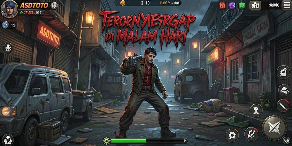 Tampilan gameplay menegangkan dari ASDTOTO saat menjelajahi dunia horor.
