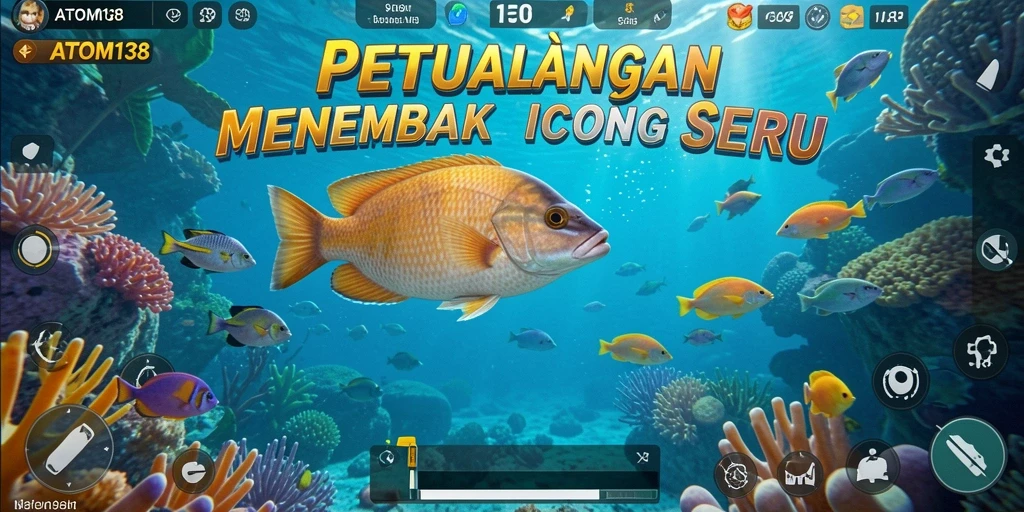 Gameplay seru Tembak Ikan di ATOM138.