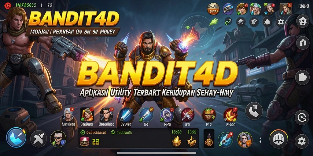 Tampilan antarmuka pengguna BANDIT4D yang menarik dan fungsional.
