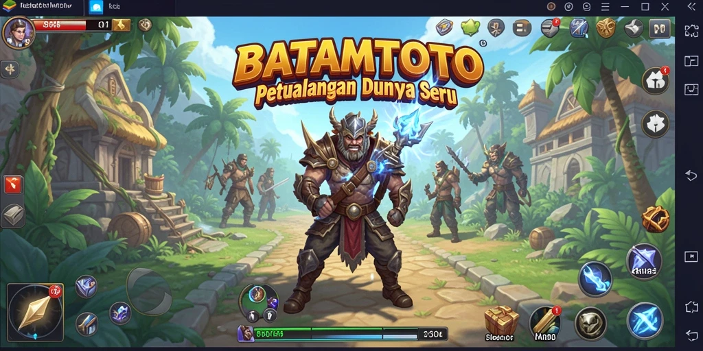 Tampilan gameplay dalam BATAMTOTO yang mendebarkan.