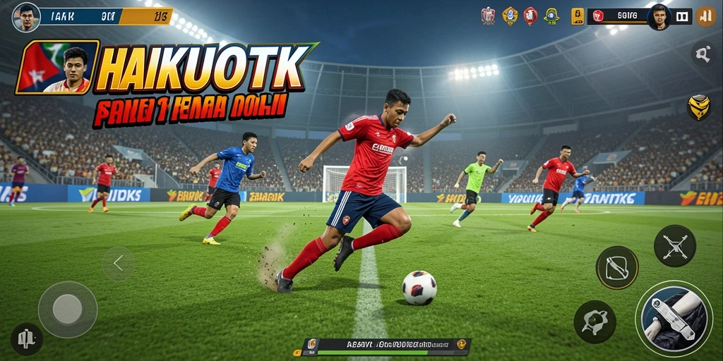 Gameplay intens di HAIKUOTK dengan grafik menarik.