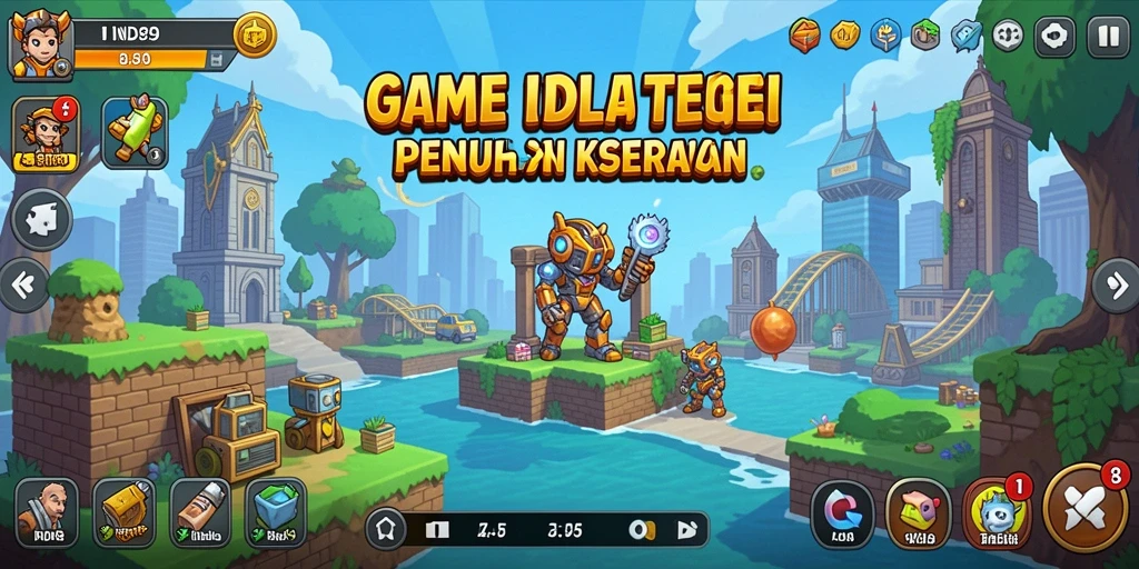 Tangkapan layar gameplay IND89 menampilkan aksi seru dalam game Idle.