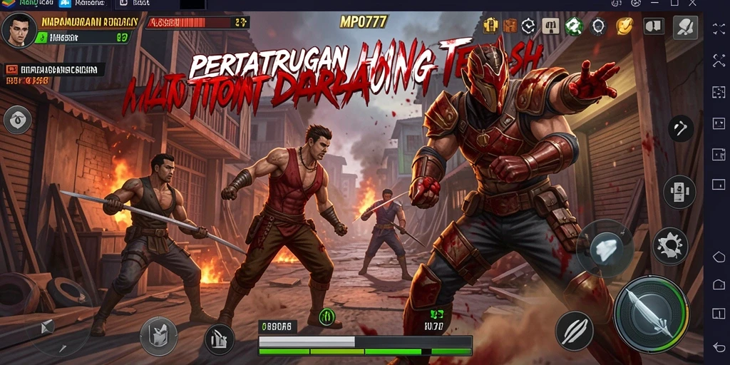 Tampilan menarik gameplay Action yang mendebarkan.