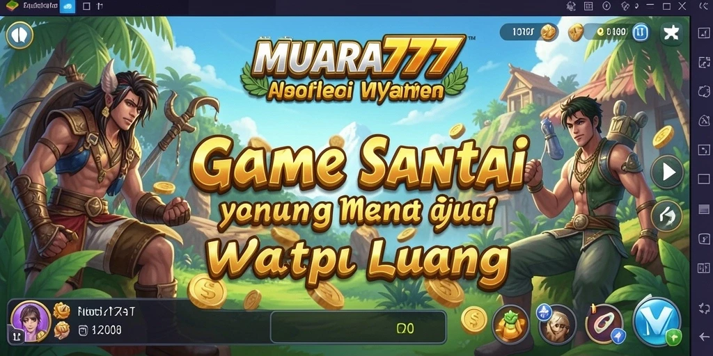 Tampilan gameplay MUARA777 yang menyenangkan dan penuh warna.