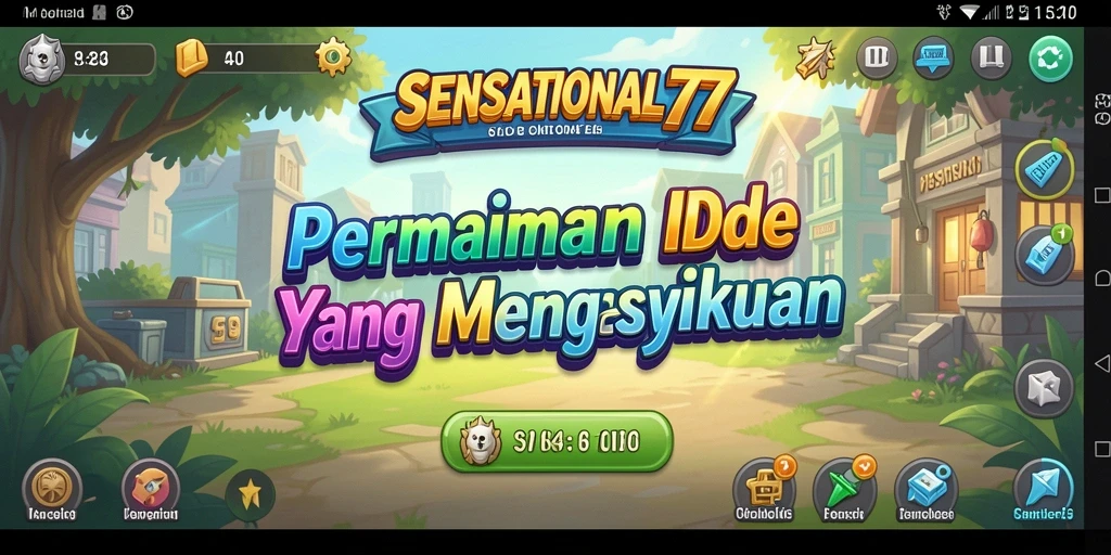 Tampilan gameplay SENSATIONAL77 yang menarik dan interaktif.