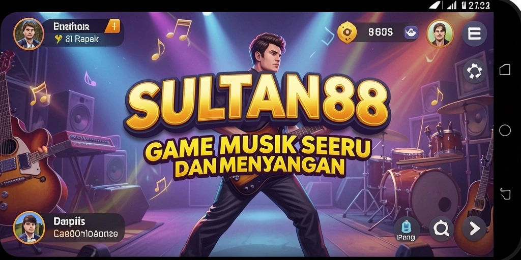 Tampilan menarik gameplay SULTAN88 dengan berbagai mode musik.