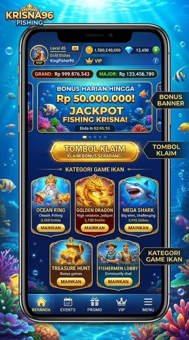Tampilan halaman utama pusat unduh krisna96.